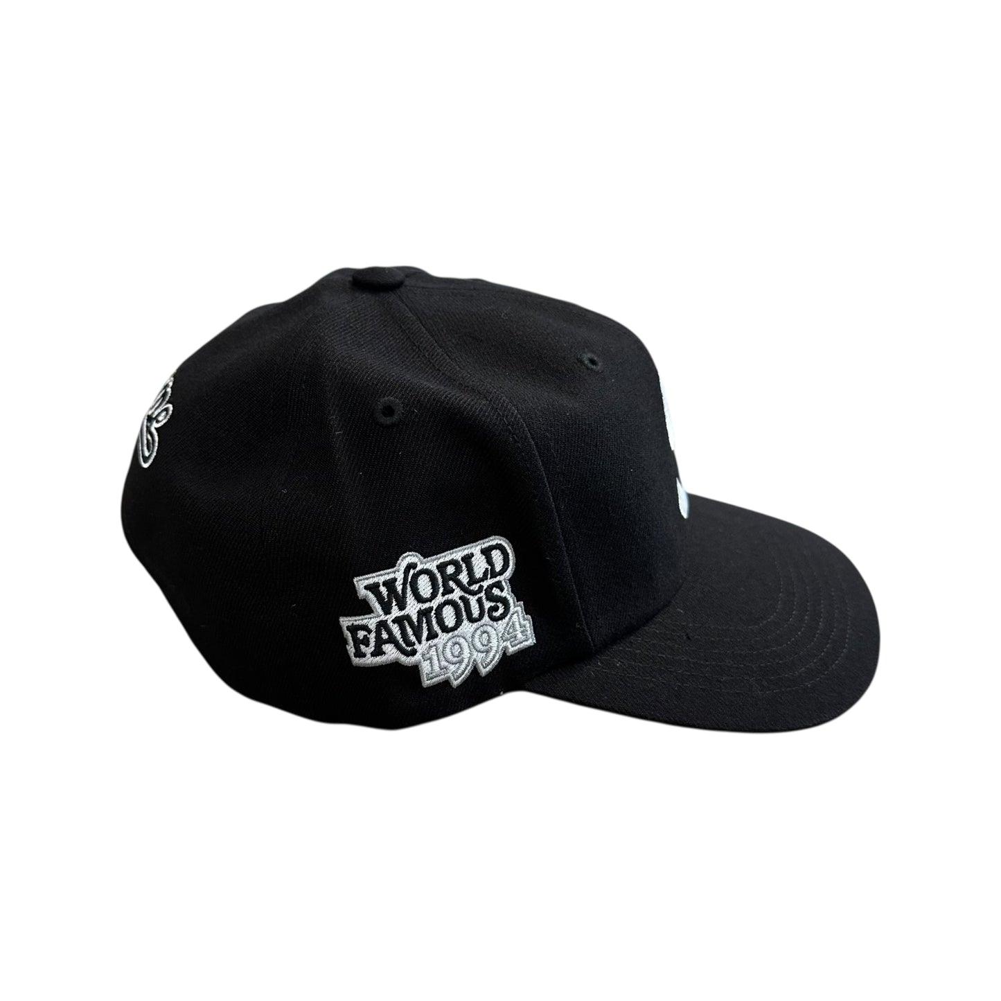 World Famous S Logo 6-Panel - Black