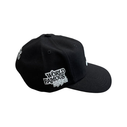 World Famous S Logo 6-Panel - Black