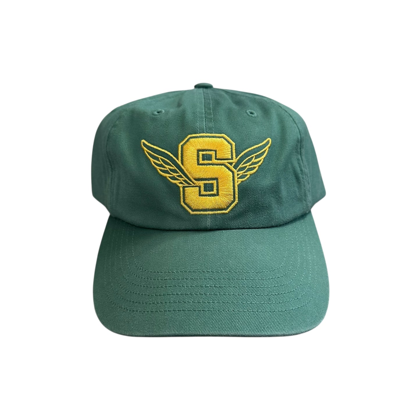 S Logo Wing Logo 6-Panel - Green