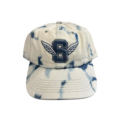 S Logo Wing Logo 6-Panel - Washed Denim