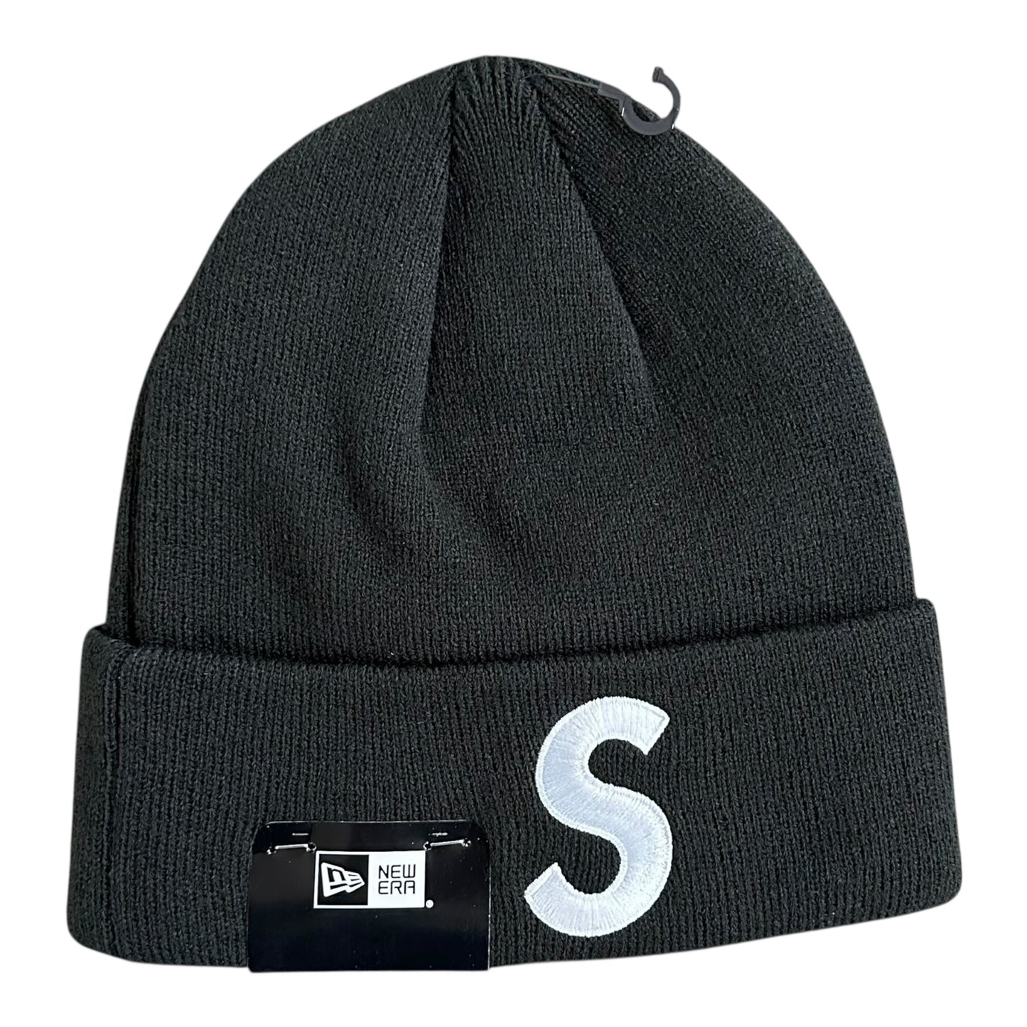 New Era S Logo Beanie (FW24) - Black