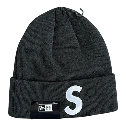 New Era S Logo Beanie (FW24) - Black
