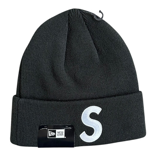 New Era S Logo Beanie (FW24) - Black