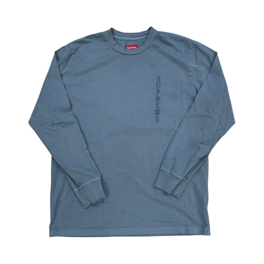 Vertical Logo Long Sleeve - Slate