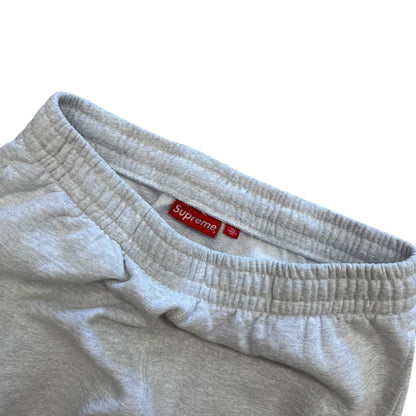 Satin Applique Sweatpants - Grey