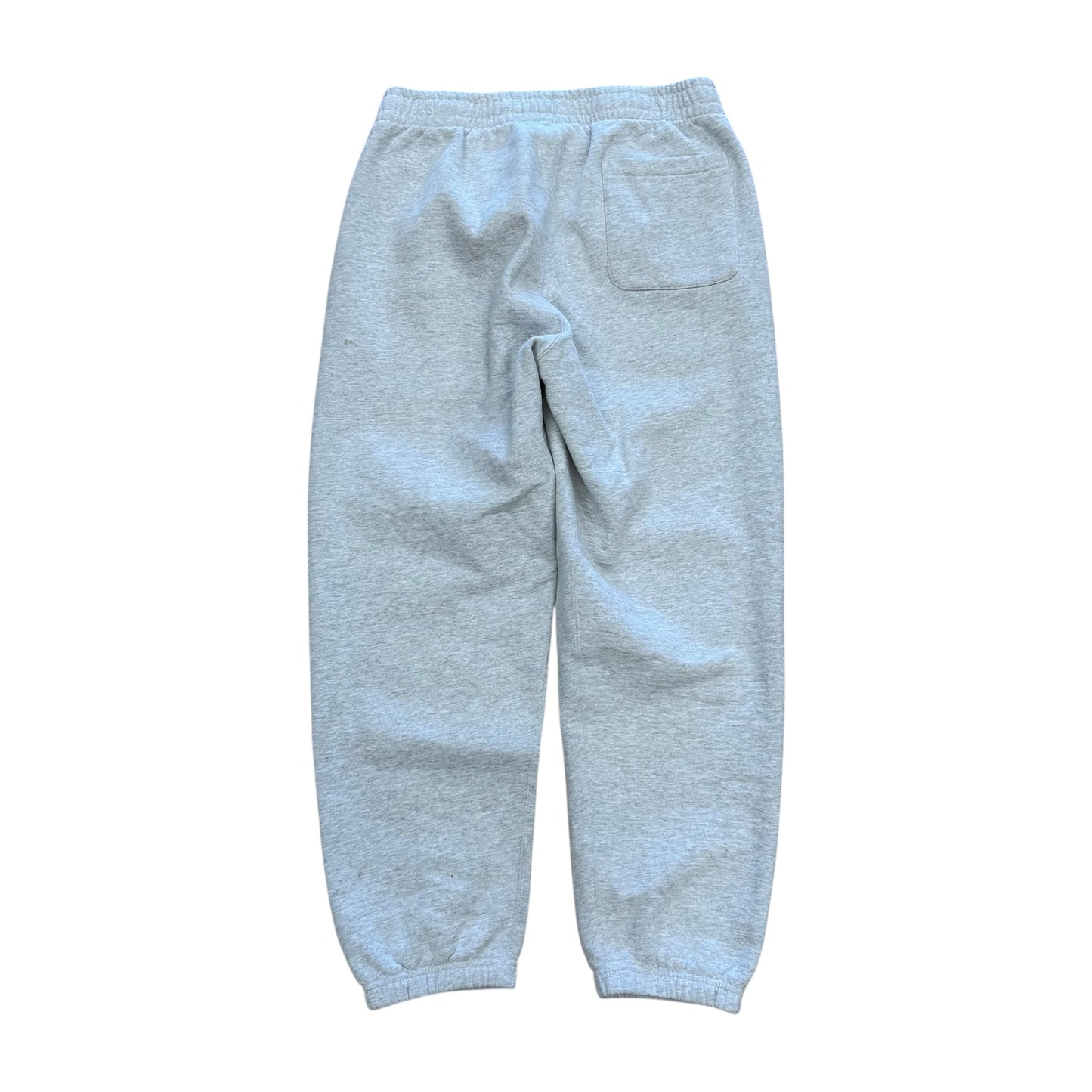 Satin Applique Sweatpants - Grey