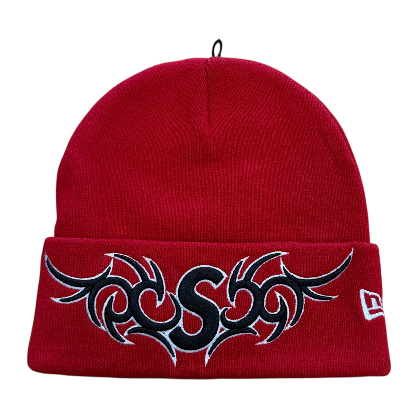 New Era Tribal S Logo Beanie - Red