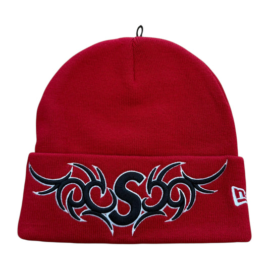 New Era Tribal S Logo Beanie - Red
