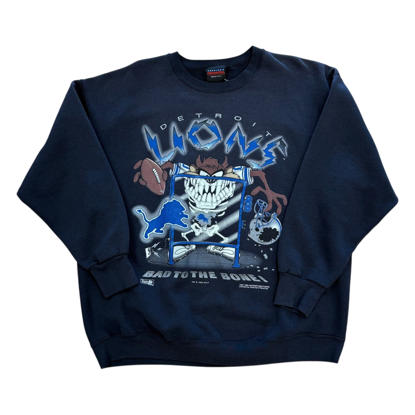 Detroit Lions Taz Crewneck