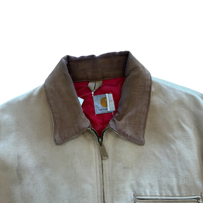 Thrashed Carhartt Detroit Jacket - Light Tan