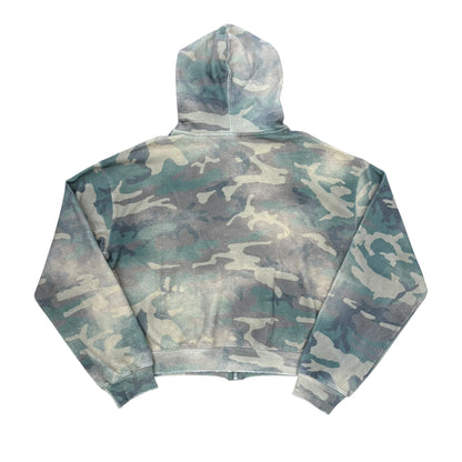 Cheetah Camo Hoodie - Green