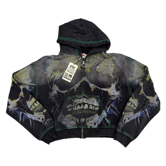 Gravedigger Zip Up Hoodie - Black