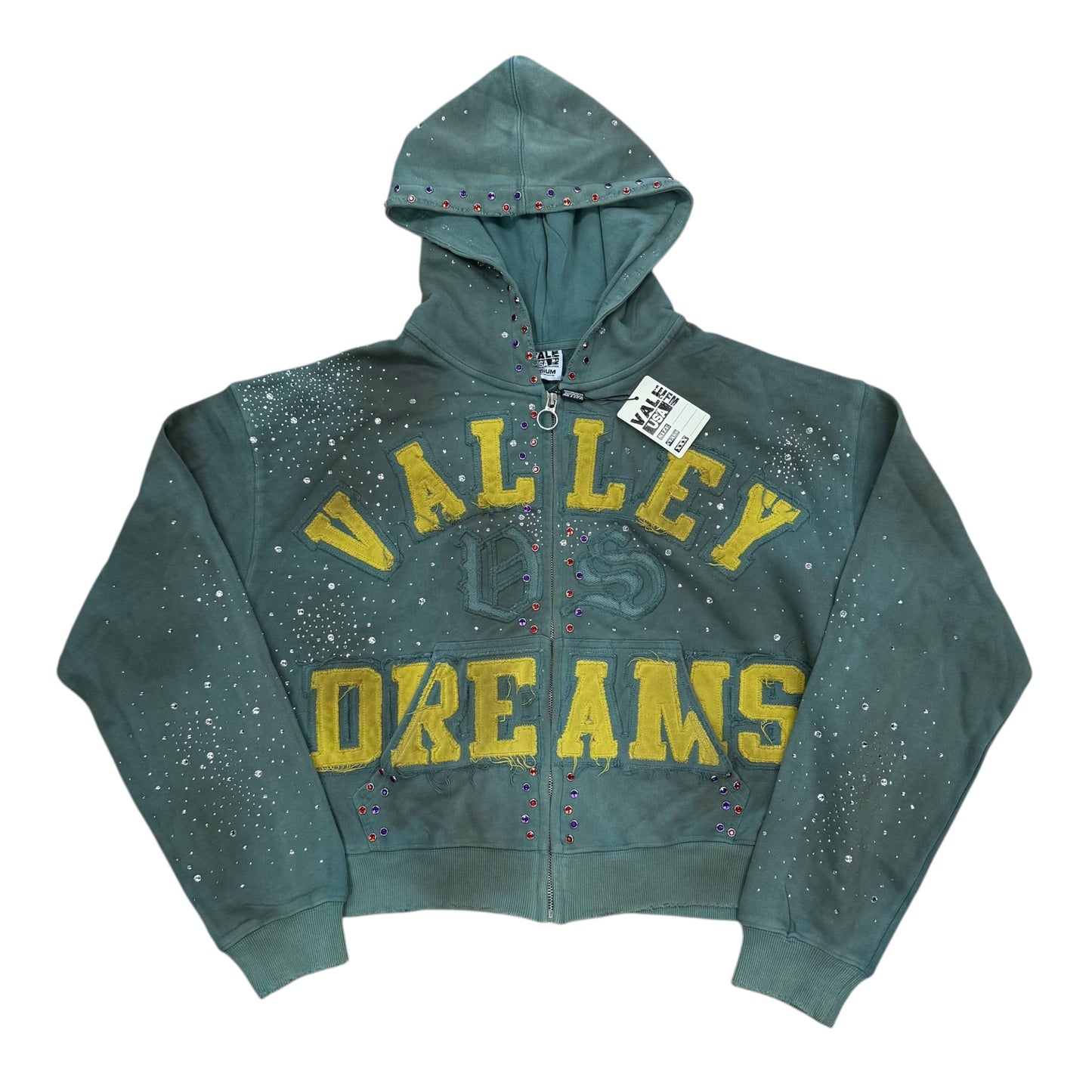 Bank Zip Up Hoodie - Green