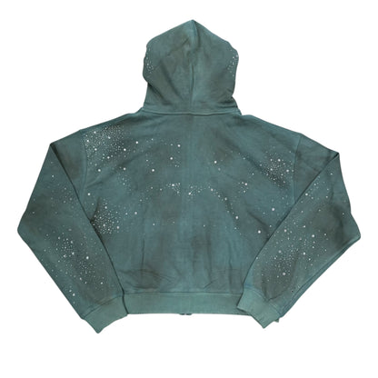 Bank Zip Up Hoodie - Green