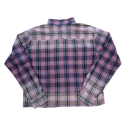 Piggy Bank Flannel - Pink