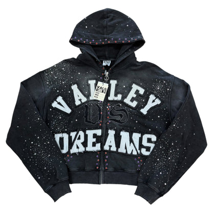 Classic Zip Up Hoodie - Black