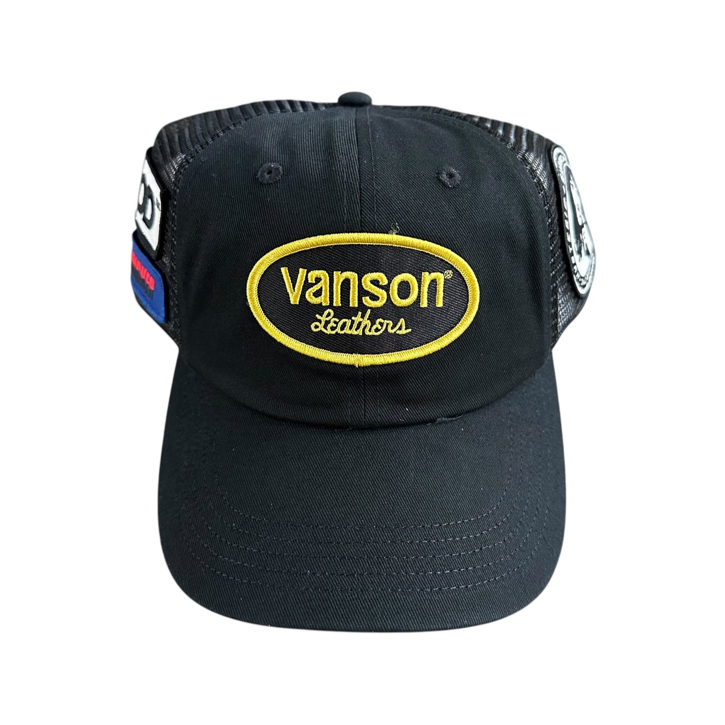Hysteric Glamour Vanson Leather Mesh Back 6-Panel - Black