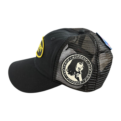 Hysteric Glamour Vanson Leather Mesh Back 6-Panel - Black