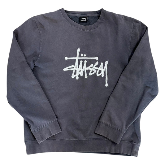 Chainstitch Crewneck - Faded Black